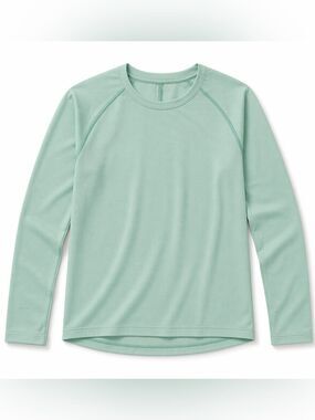 Outdoor Voices Athleisure Performance Long Sleeve Top Mint Green Medium
